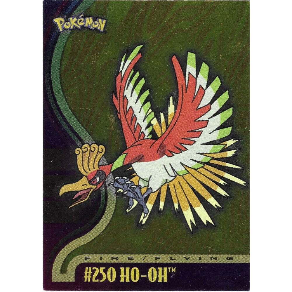Ho-Oh - Topps Johto Series #250 - Holo Foil - Excellent